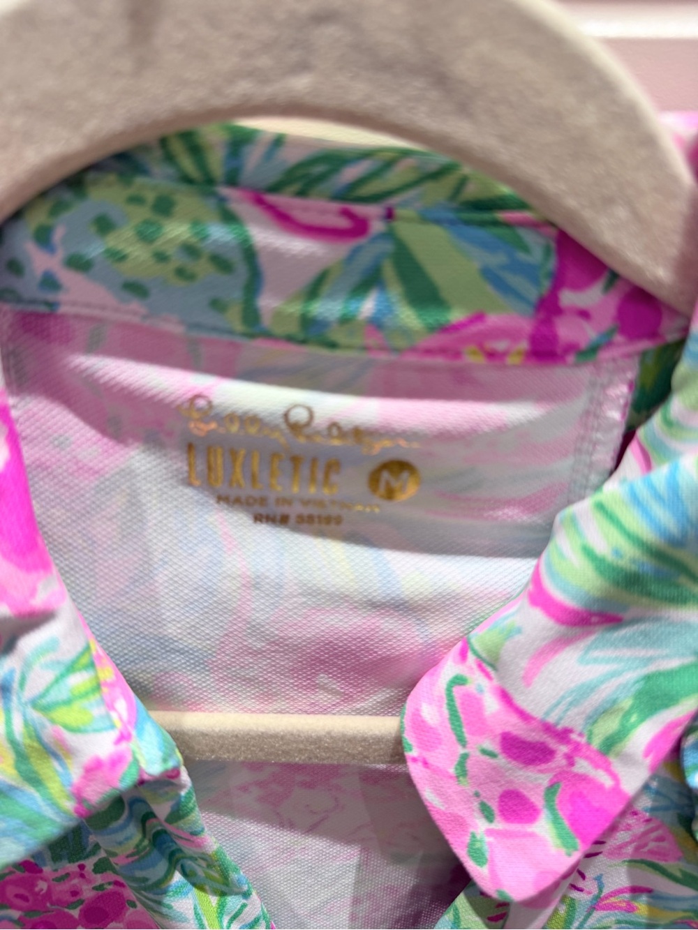 Lilly Pulitzer Luxletic Sleeveless Polo - Picture 3 of 3